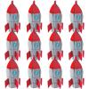 Rocket Ship Space Party Favor Treat Boxes – 12 Piece Pack – Spaceship Birthday Party Supplies
