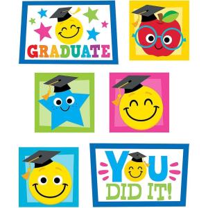 Elementary Graduation Party Wall Cutouts, 6 Pieces