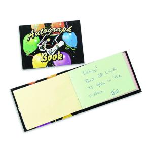 Fun Express 5 1/4″ x 3 3/4″ Graduation Hardcover Autograph Notebooks – 12 Pieces – Great For Graduation Favors and Gifts
