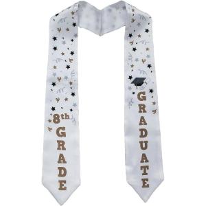 Fun Express 62″ Kids Middle School 8th Grade Polyester Graduation Stole