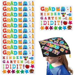 Fun Express 7 3/4″ x 9 3/4″ Kindergarten Graduation Cap Decoration Shapes – 12 Pieces