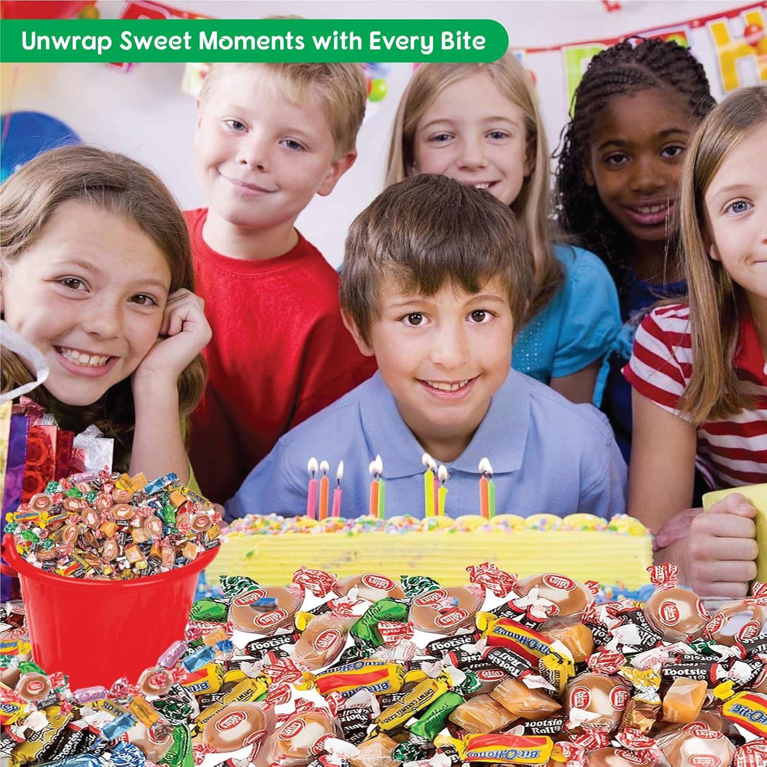 image:imageFun Express Chewy Candy Variety Pack Fun Size 4 lbs Bulk Individually Wrapped Assorted Mix for Halloween Pinata Party Favors Classroom amp Office 275 Pieces Mixed Candy Assortment