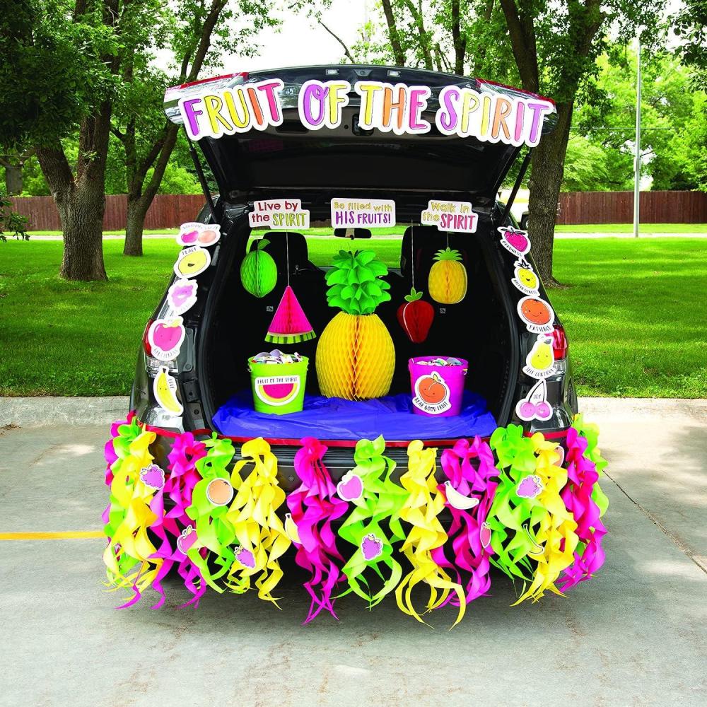 image:imageFun Express Christian Religious Fruit of The Spirit TrunkorTreat Kit 60 Piece Kit