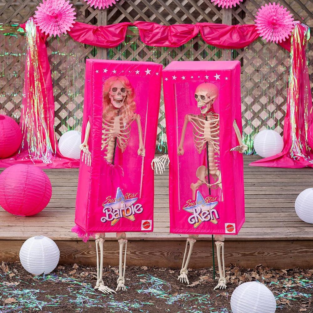 image:imageFun Express Fashion Doll Posable Skeletons Halloween Decorating Kit 6 Pc