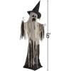 Fun Express Animated Standing Witch Ghost Halloween Decoration