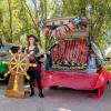 Fun Express Full Update PARTY SUPPLIES Black & Red Pirate Ship Trunk-or-Treat Decorating Kit