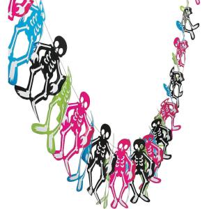 Fun Express – Skeleton Garland for Halloween – Party Decor – Hanging Decor – Garland – Halloween – 1 Piece