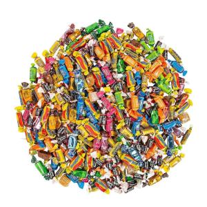 Fun Express Chewy Candy Variety Pack Fun Size 4 lbs – Bulk Individually Wrapped Assorted Mix for Halloween, Pinata, Party Favors, Classroom & Office | 275 Pieces Mixed Candy Assortment