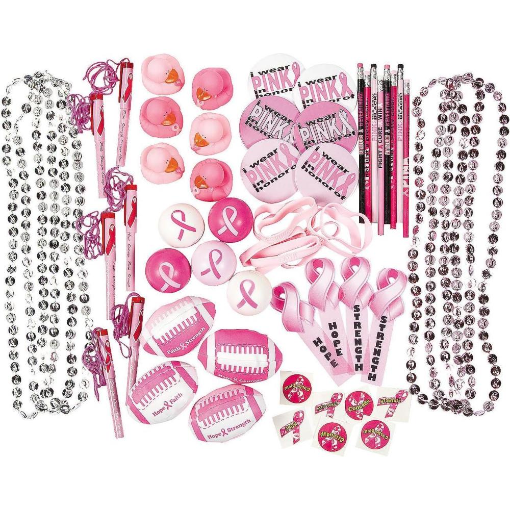 image:imageFun Express Pink Ribbon Assortment 250pc Toys Assortments 250Pc Assortments 250 Pieces