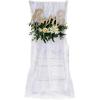 Fun Express Floral & Fabric Chair Decor Set – Elegant Home Decor Weddings Bridal Showers Receptions Parties Special Occasions – Perfect for Creating Beautiful Chair Covers Custom Styling – 6 Pieces