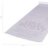 Fun Express Love is Patient Wedding Aisle Runner for Wedding Ceremony – 100 Feet Long White Polyester Carpet Runner | Christian Wedding Decor with 1 Corinthians 13:4-7 Quote for Indoor & Outdoor Use