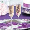 Fun Express Personalized Wedding Two Hearts Champagne Flute Set – Home Decor – 2 Pieces