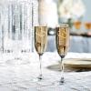 Fun Express Personalized Wedding Two Hearts Champagne Flute Set – Home Decor – 2 Pieces
