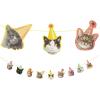 Fun Express 7 Ft. Colorful Birthday Cats Party Ready-to-Hang Cardstock Garland