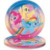 Fun Express My Little Pony Magic Party Paper Dinner Plates – My Little Pony Friends Theme Birthday Party Round Dessert Plates – Disposable Plates for Birthday Girls Baby Shower Decorations – 8 Pieces