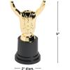 Fun Express – Ugly Sweater Costume Trophy for Christmas – Stationery – Awards – 12 Pieces(Pack of 12)