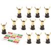 Fun Express – Ugly Sweater Costume Trophy for Christmas – Stationery – Awards – 12 Pieces(Pack of 12)