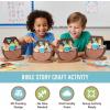 Fun Express 3D Floating Noah’s Ark Crafy Kit – Makes12 – DIY Crafts for Kids and Sunday School Activities