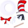 Fun Express Dr. Seuss Paper Plate Photo Prop Craft Kit – Makes 12 – Great for School Craft Sets, Teacher Pack Size