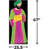 Fun Express Three Kings Outdoor Nativity Set – Premium Metal Wise Men Christmas Yard Decorations 25.5″-47″ | Weatherproof Holiday Lawn Decor for Nativity Scene Display | Vibrant Multicolor Design