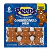 Just Born Christmas Peeps 3 oz Packs (Gingerbread Men)(1 Count (Pack of 6))