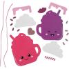 Valentine Hot Chocolate Ornaments Foam Craft Kit – 12 Sets – Assorted Designs, Fun Kids’ Activity for Valentine’s Day Events & Classroom Parties