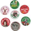 1″ Bulk 48 pieces A Christmas Story Mini Metal Pinback Buttons