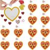 Valentine Heart Pizza Tissue Paper Craft Kit – 12 Sets – Perfect for Classroom Parties, After-School Activities & Valentine’s Day Fun
