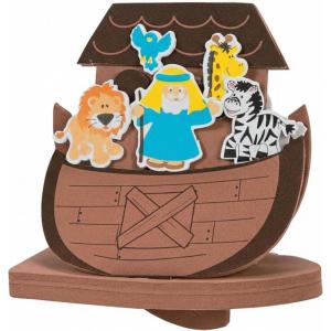 Fun Express 3D Floating Noah’s Ark Crafy Kit – Makes12 – DIY Crafts for Kids and Sunday School Activities