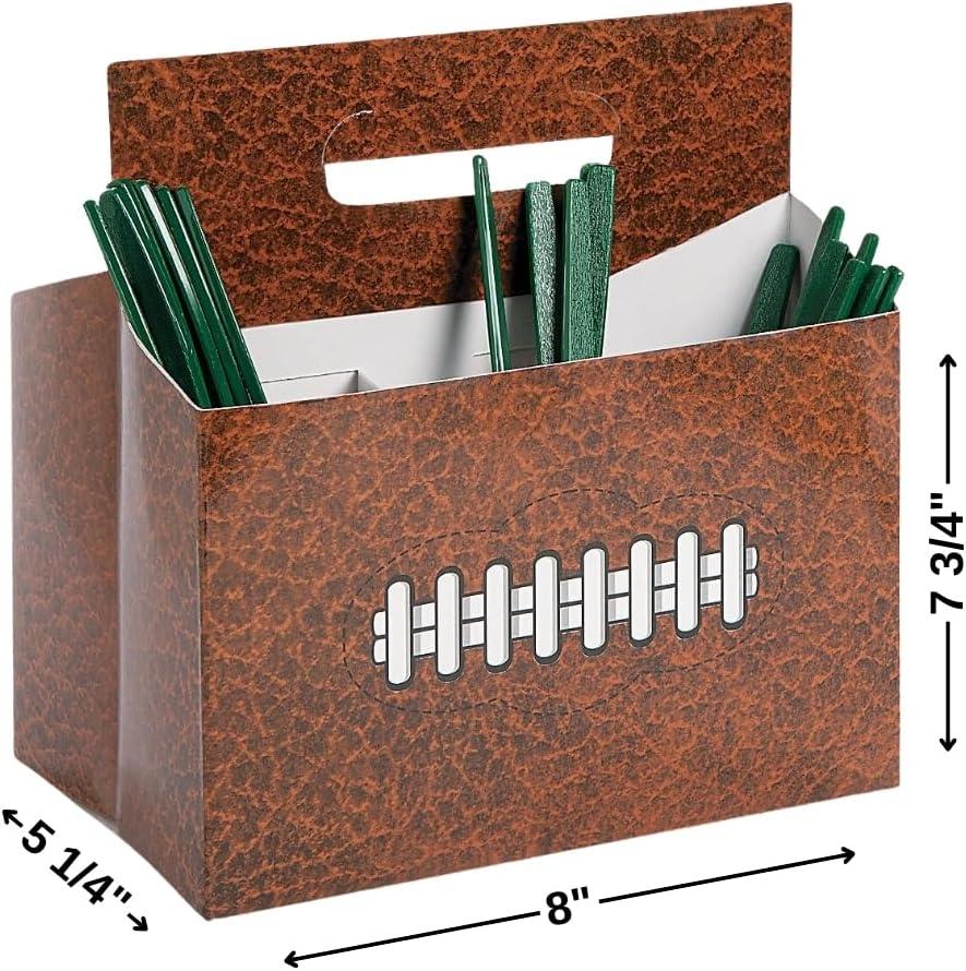 image:imageFun Express Football Utensil Caddy 3 pockets Party Supplies