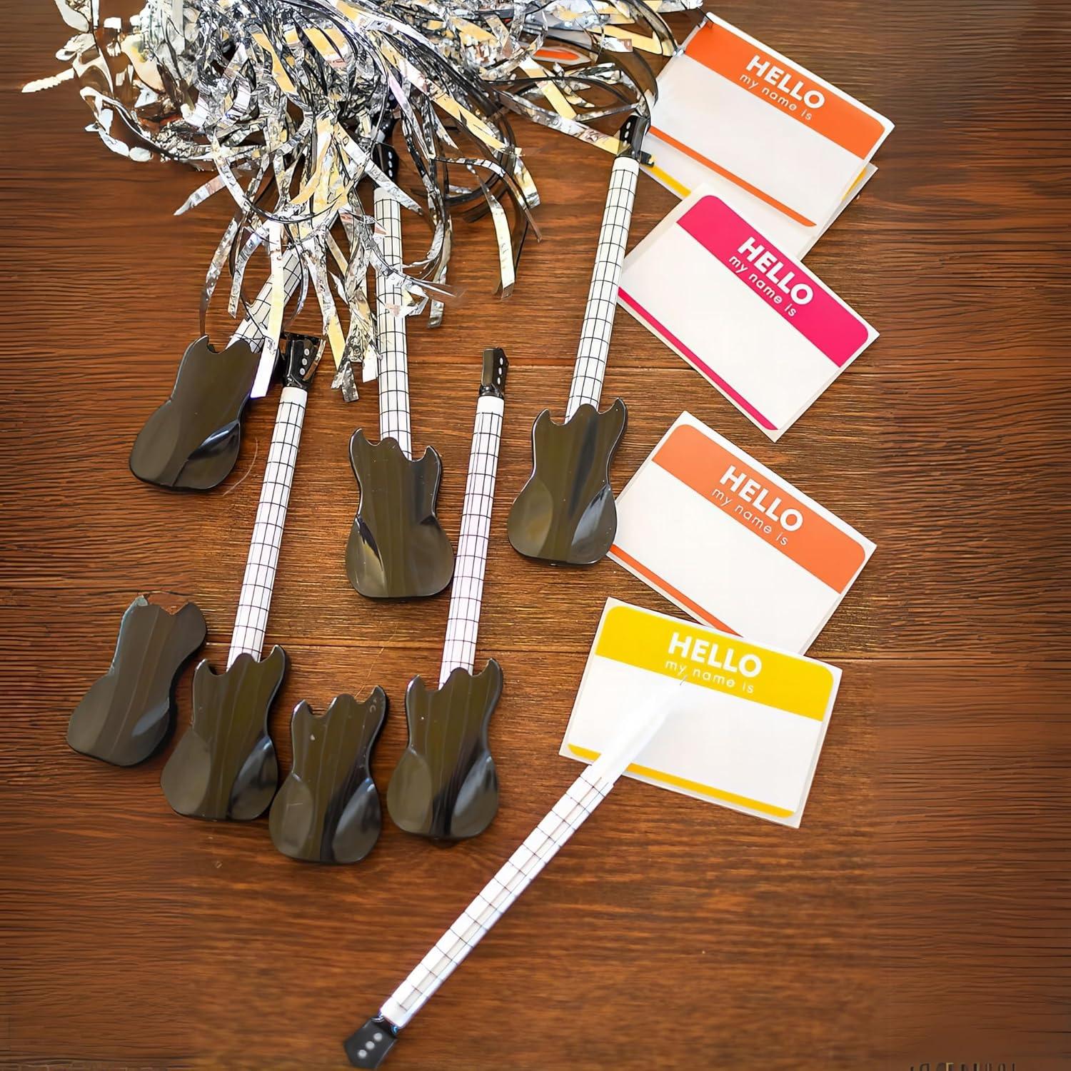 image:imageFun Express Guitar Shaped Pens Music Classroom Giveaways and Party Favors VBS Vacation Bible School SuppliesDecor Set of 12