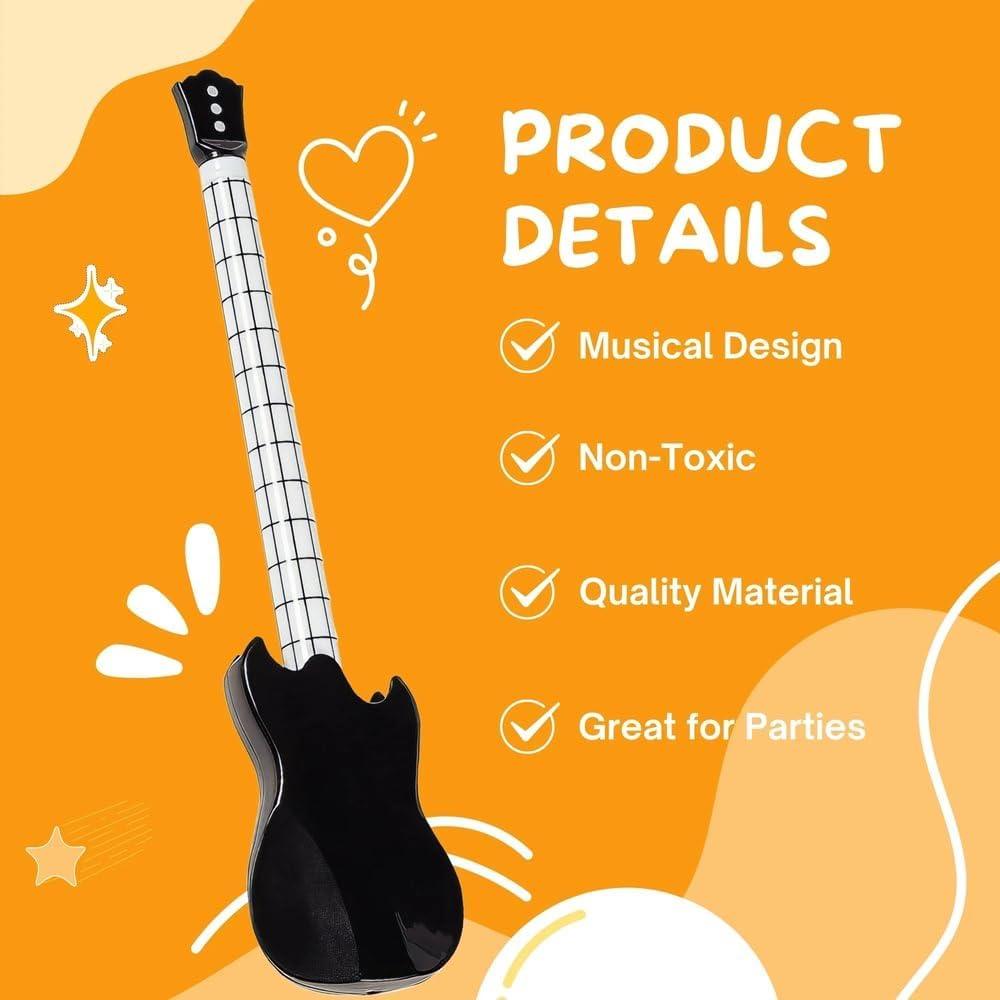 image:imageFun Express Guitar Shaped Pens Music Classroom Giveaways and Party Favors VBS Vacation Bible School SuppliesDecor Set of 12