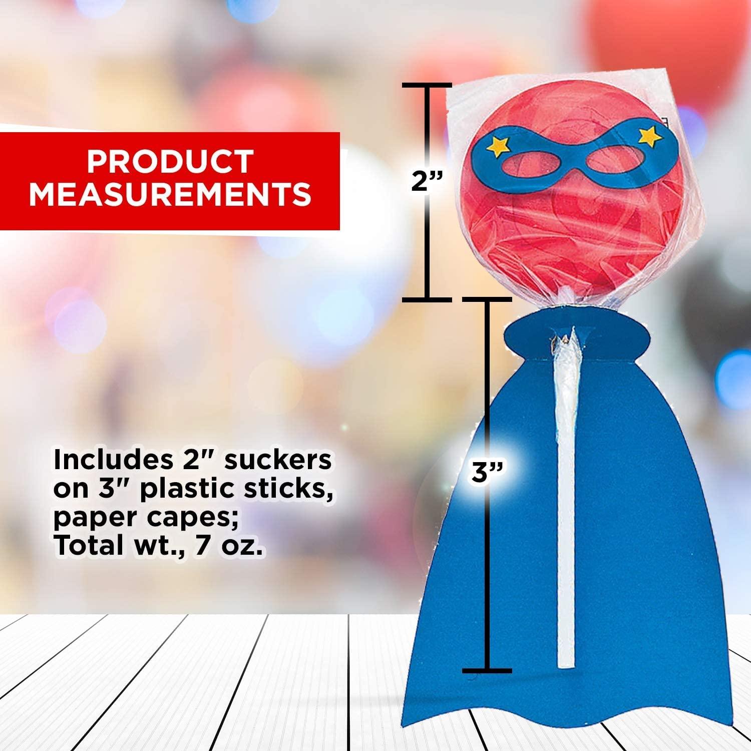 image:imageFun Express Superhero Swirl Pop Suckers 12 individually wrapped lollipops Party Candy and Favors VBS Vacation Bible School SuppliesDecor