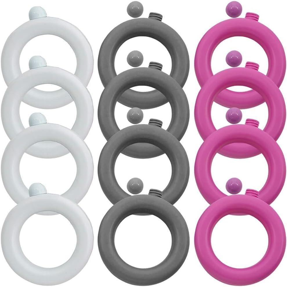 image:imageFun Express 12 Pieces Bracelet Drinking Flasks for Women BPA Free Plastic Bachelorette Party Supplies MultiColor