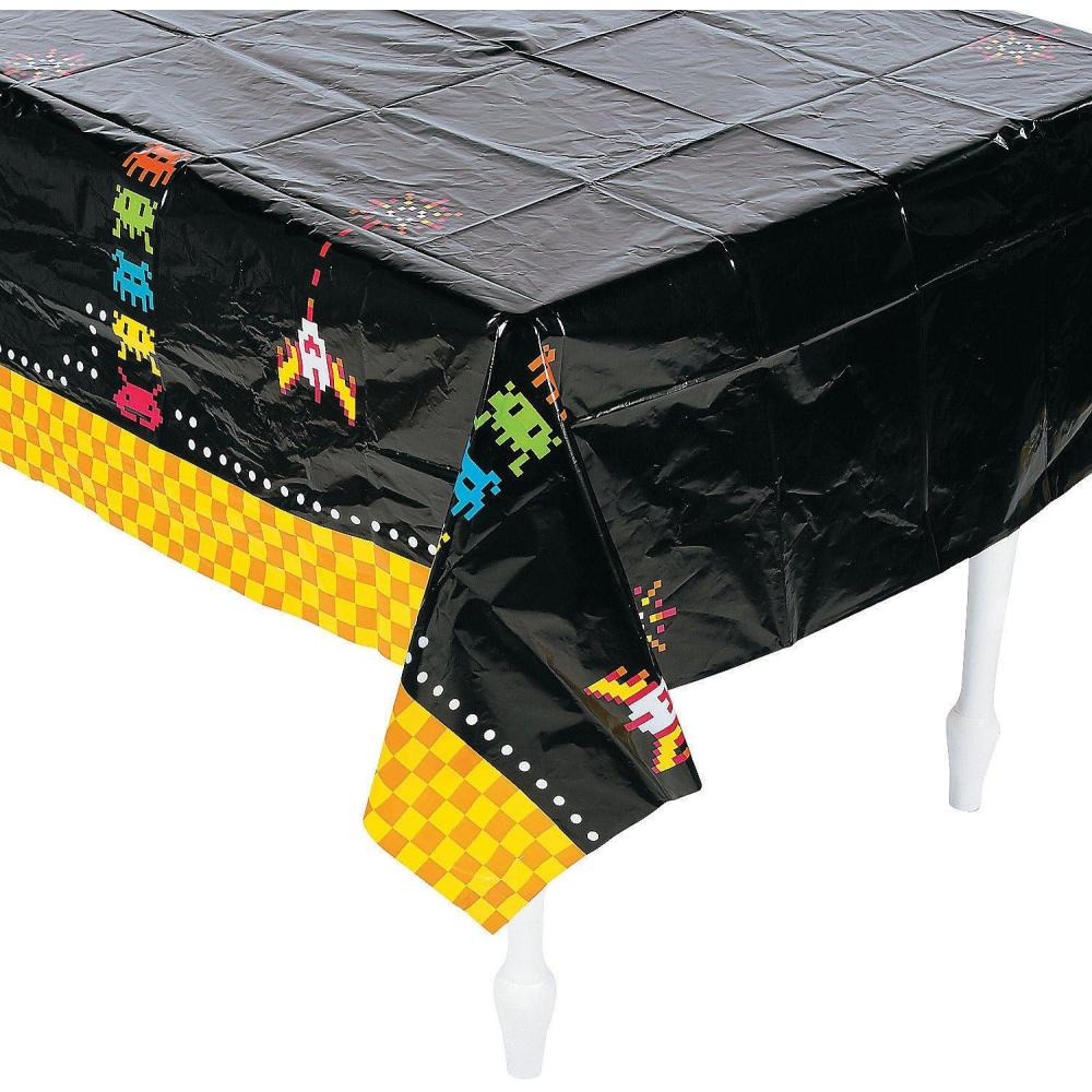 image:imageFun Express 80s Party Plastic Tablecloth Party Supplies 1 Piece