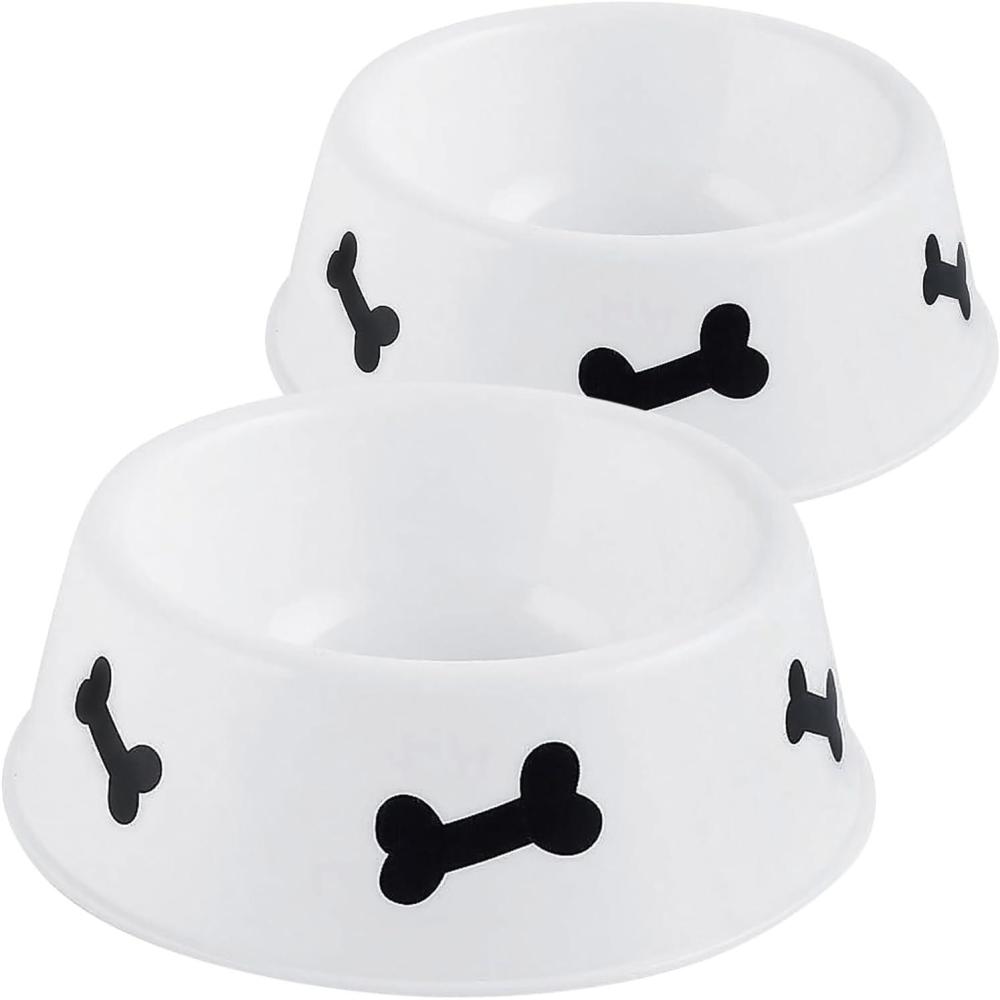 image:imageFun Express Dog Dish Shaped Party Bowls  Plastic Dishes  Kids Birthday Party Dog Gotcha and Party Supplies  Multicolor Set of 2