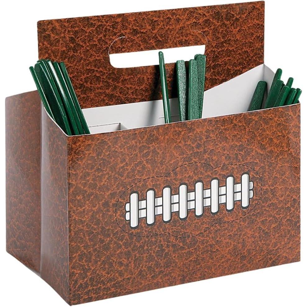 image:imageFun Express Football Utensil Caddy 3 pockets Party Supplies