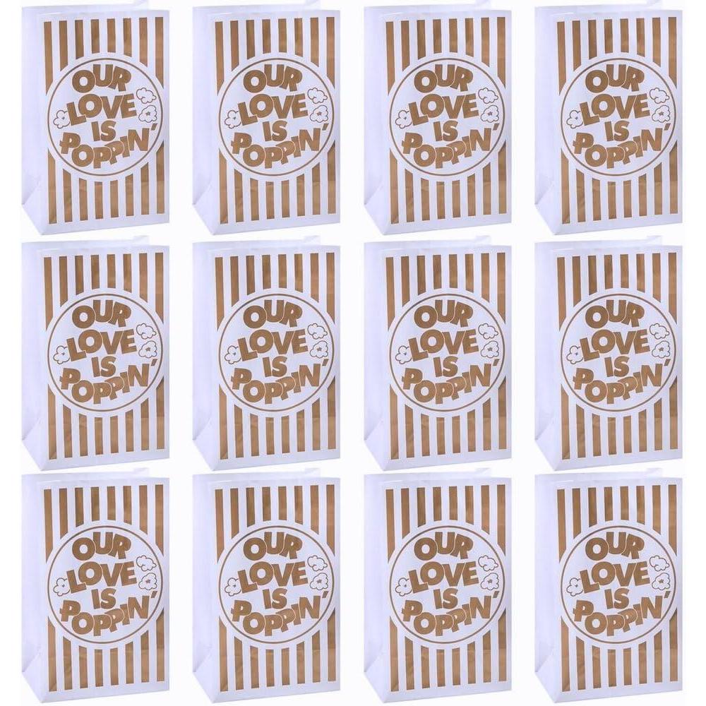 image:imageFun Express Love is Poppin Wedding Popcorn Bags Weddings or Bridal Shower Party Supplies Set of 12
