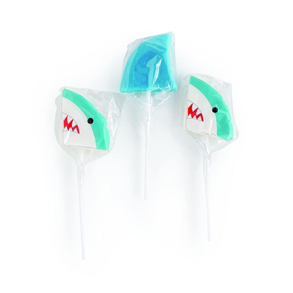 image:imageFun Express Shark Suckers Heads and Fins Shapes 12 Individually Wrapped Candy Lollipops Baby Jawsome Shark and Sea Birthday Party Supplies VBS Vacation Bible School SuppliesDecor