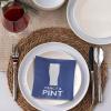 Assorted British Party Beverage Paper Napkins – 5″ (Pack of 16) – Perfect for UK Themed Events