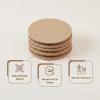Burlap Circles (bulk set of 25) Wedding Party Supplies