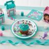 DreamWorks Gabby’s Dollhouse Paper Dessert Plates, 8-Count, 7-Inch Round Disposable Party Plates Featuring Gabby, Pandy Paws, Cakey & MerCat for Kids Birthday Parties