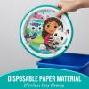 DreamWorks Gabby’s Dollhouse Paper Dessert Plates, 8-Count, 7-Inch Round Disposable Party Plates Featuring Gabby, Pandy Paws, Cakey & MerCat for Kids Birthday Parties