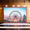 Fun Express Ferris Wheel Backdrop Banner – 9 feet Long – County Fair and Carnival Party Décor – VBS Vacation Bible School Supplies/Decor