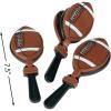 Fun Express Football Clappers (12 Pieces) Party Accessories, Homecoming, Cheer, Birthday Supplies