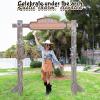 Fun Express Western Ranch Entry Arch and Full Cowboy Set (6 feet Tall and 13 Additional Cutouts(Cowboy Party Decor – VBS Vacation Bible School Supplies/Decor