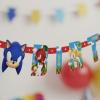 Sonic the Hedgehog Birthday Banner – 6ft Cardstock Jointed “Happy Birthday” Sign for Kids Sonic Party Supplies, Sonic Decorations for Boys, Video Game Theme Birthday Party Decor