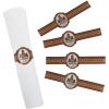 Cuban Cigar Wrapper Napkin Rings (24 Pack) Havana Party Supplies