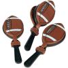 Fun Express Football Clappers (12 Pieces) Party Accessories, Homecoming, Cheer, Birthday Supplies