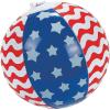 Fun Express Inflatable Patriotic 5 Inch Stars & Stripes Mini Beach Balls (12 Pack)